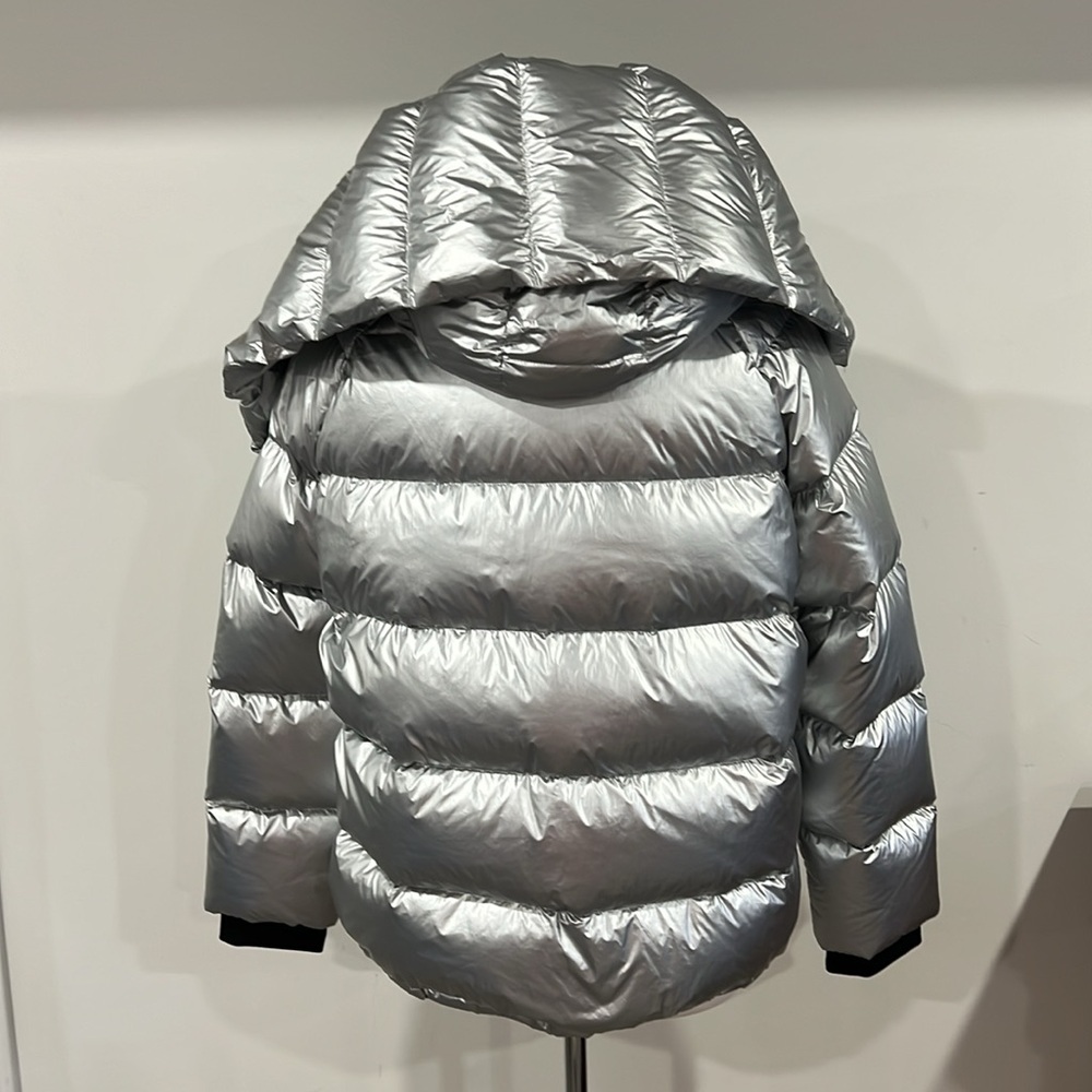 RUDSAK Shimmering Silver Puffer Coat - Picture 6 of 12